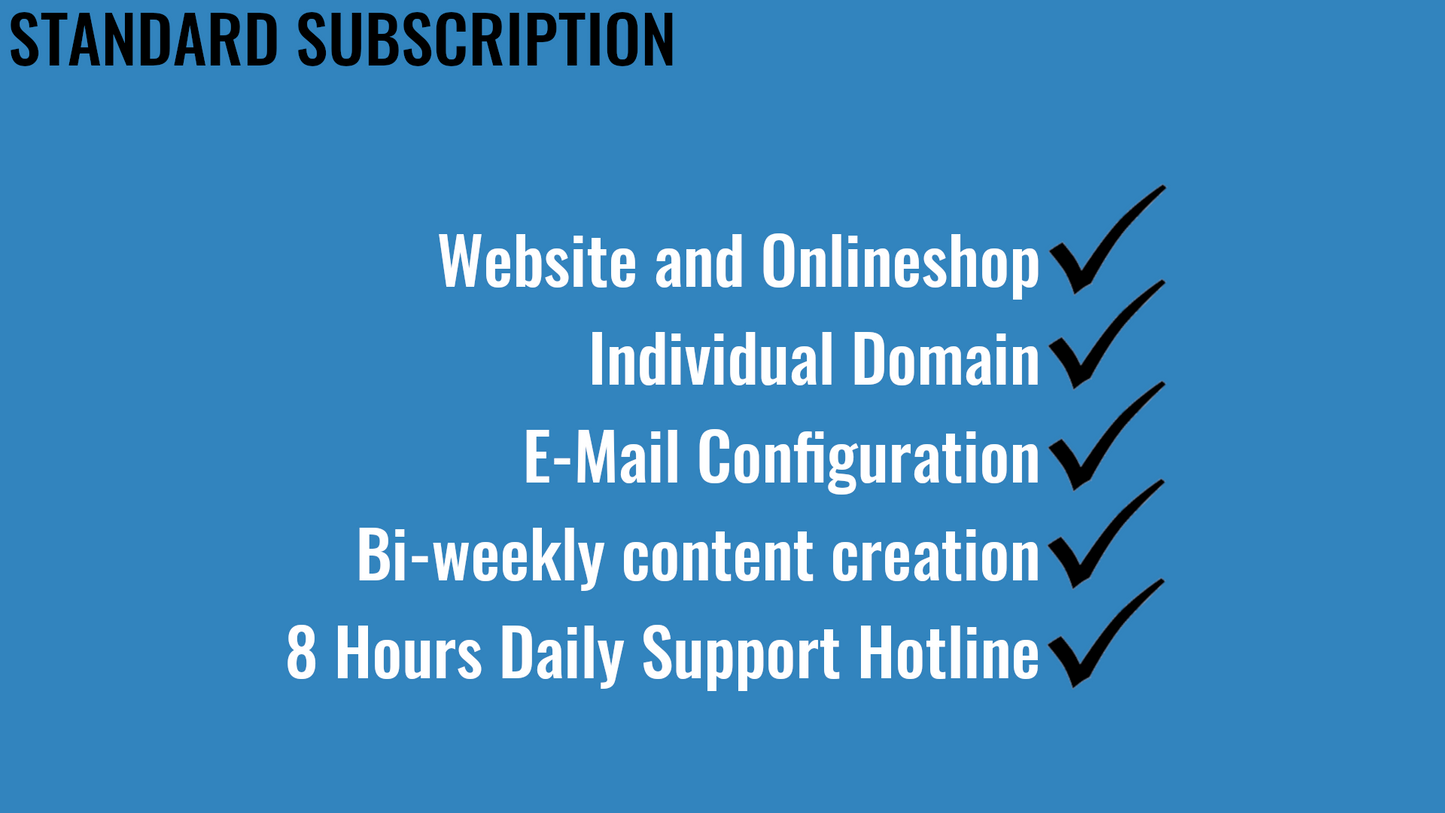 FINALLY ONLINE - Monthly Subscriptions